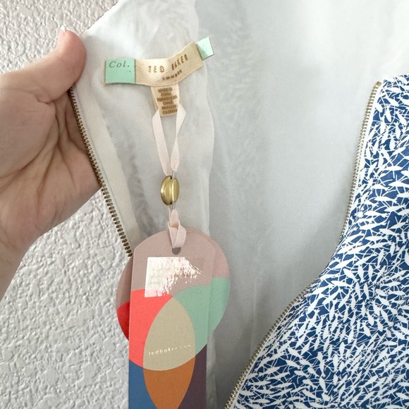 NWT Ted Baker Fish Print Wide Leg Jumpsuit - Picture 4 of 7